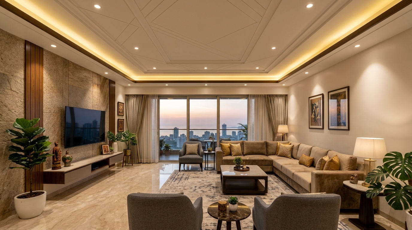 False Ceiling Cost in India: POP vs Gypsum vs PVC & Installation Guide