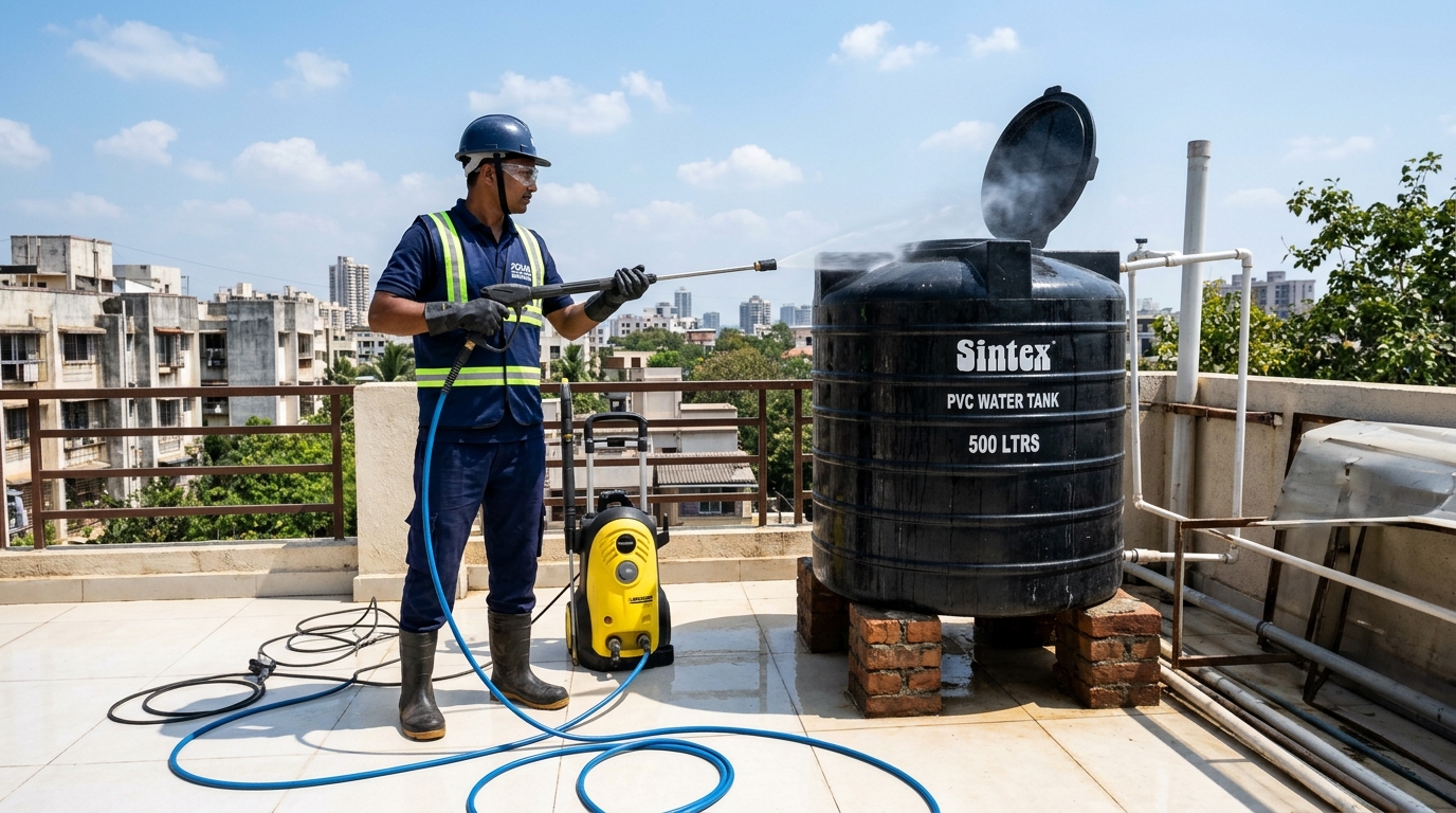 Overhead and Sump Tank Cleaning Cost in India: Methods, Prices & Checklist